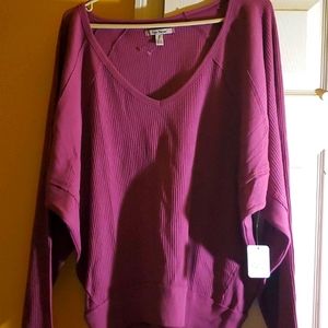 NWT Free People long sleeve lightweight pullover shirt